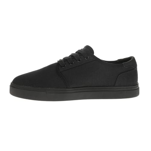 TOMS Mens Carlo 2.0 Canvas Lace Up Sneakers Shoes Casual - Black3
