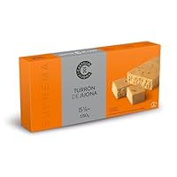 Castillo de Jijona - Turrón de Jijona - Traditioneller Nougat - Ausgewählte Mandeln - Glutenfrei - Höchste Qualität - Handgemachtes Rezept - Spanien (Jijona) - 150 Gramm