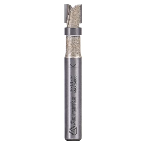 Aoranto Top Bearing Flush Trim Router Bits 1/4" Shank, 1/4" ...