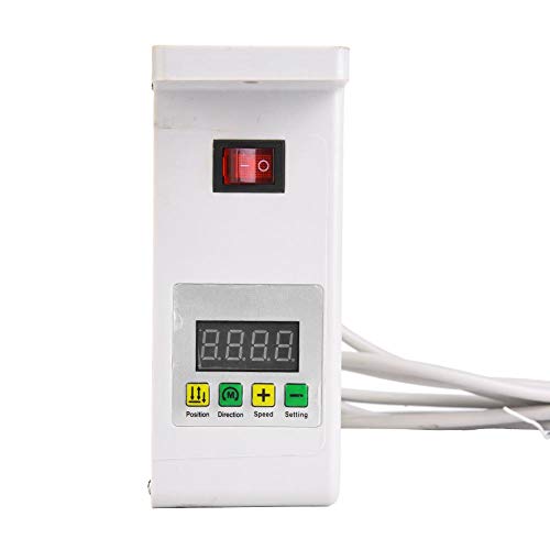 Close-up of the Focket Servo Motor controller display and control buttons