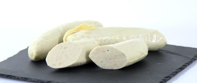 jemangefrancais - Boudin Blanc Truffes Noires du Périgord (1%) - Viande de porc francais - Sachet sous vide de 3 boudins blancs de 300 g soit 100 g pièce