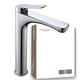 Photo Gallery geoaton bathroom tap, mixer tap, single lever mixer tap con cartuccia in ceramica durevole e set di montaggio, bathroom sink taps (chrome-xl) Photo Gallery geoaton bathroom tap, mixer tap, single lever mixer tap con cartuccia in ceramica durevole e set di montaggio, bathroom sink taps (chrome-xl)