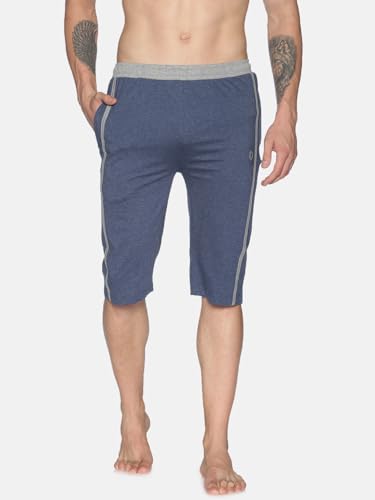 Image of Dollar Men's Casual Cotton Capri 3 /4th Shorts (Pack of 1)