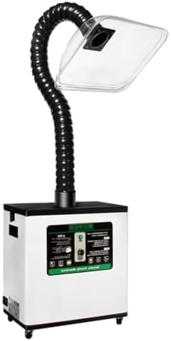 Portable Solder Fume Extractor with 4 Stage HEPA Filter, Efficient Welding Smoke Absorber for Clean Air in Nail Salons and Soldering