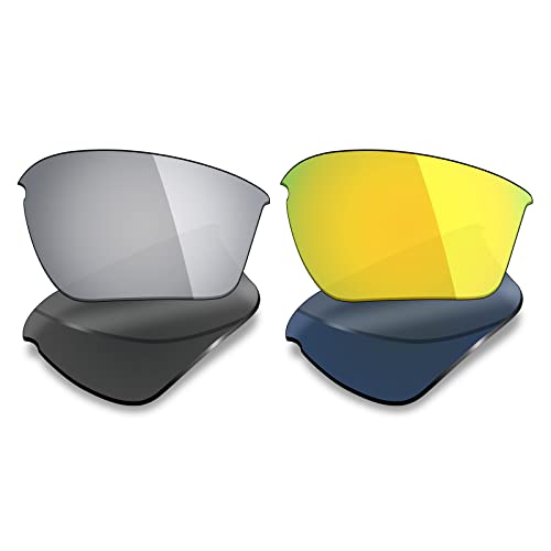 Image of Mryok 2 Pair Polarized Replacement Lenses for Oakley Half Jacket 2.0 XL Sunglass - Options