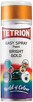 Tetrion Easy Spray Paint, Bright Gold, 400 ml (Pack of 2)