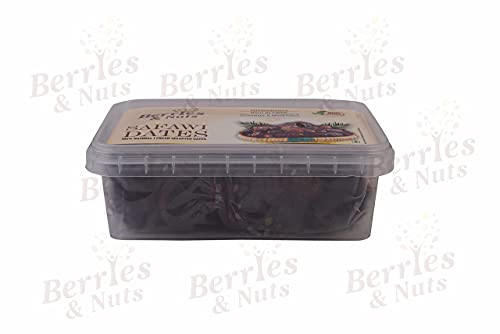Image of Berries And Nuts Premium Jumbo Hand Picked Fresh Safavi Dates|Kalmi Dates, Safawi Dates|1 Kg|2 Box Of 500 Grams