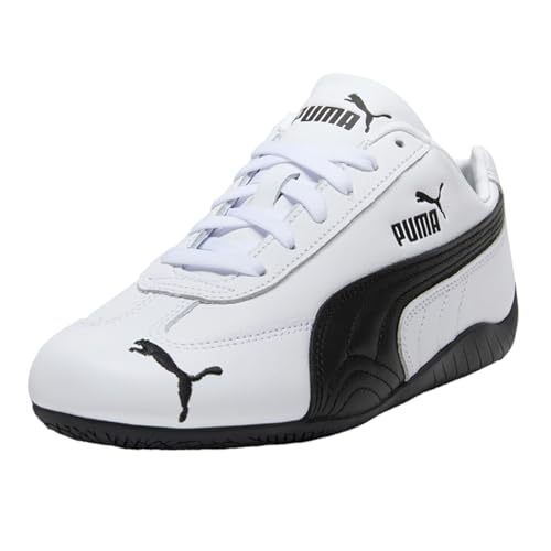 Image of PUMA Womens Speedcat Leather Lace Up Sneakers Shoes Casual - White