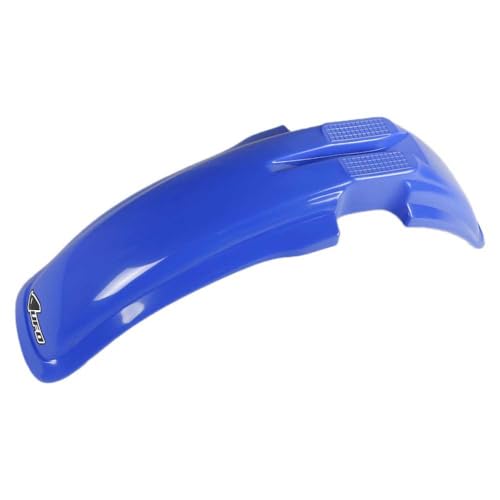 Garde-boue avant UFO bleu reflex universel pour carénage moto cross plastique