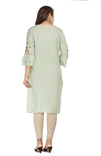 Image of Chahit Women's Rayon Straight Kurta