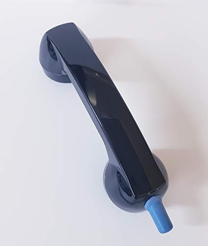 Retro teléfono negro con cable miniatura 3
