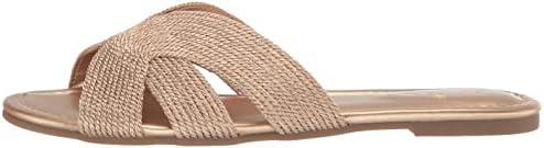 Bandolino Women's LARLING2 Flat Sandal, Rose Gold, 5.5 | Image 7