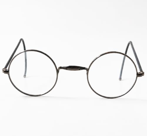 Image of Agstum Retro Small Round Optical Rare Wire Rim Eyeglasses Frame