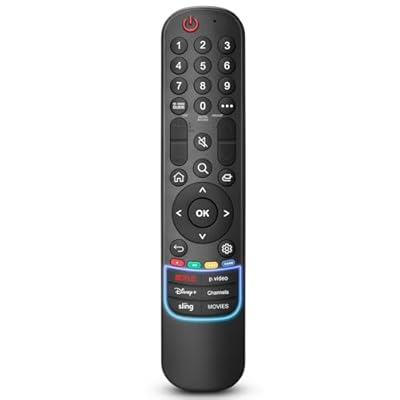 Replacement for LG-Smart-TV-Remote-Control, Universal Magic-Remote for LG 2021/2022/2023/2024 UHD OLED QNED NanoCell MiniLED 4K 8K Smart TVs(NO Voice & NO Pointer)