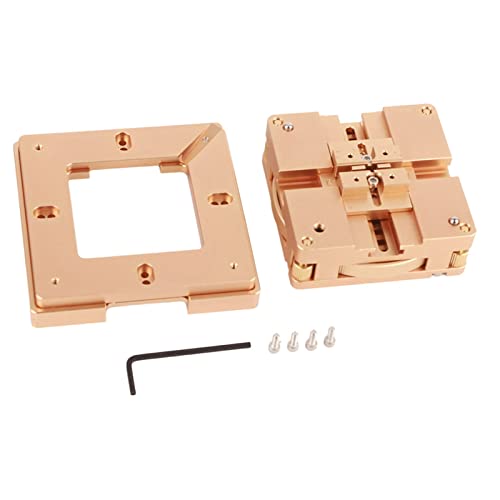 Estación Universal de Reballing BGA, Kit de Plantilla de Soldadura con Centrado Automático y Soporte de Malla de Acero Magnético, Herramienta de Aleación de Aluminio para Reballing de CPU y Chips de Teléfonos Móviles miniatura 1
