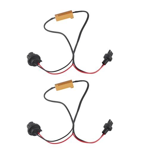 Para wiązki przewodów rezystora, 7440 T20 50W8RJ Hyper Flash Fix bezbłędne adaptery przewodów do świateł kierunkowskazów LED