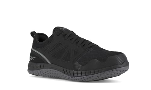 Fodera in rete di nylon ultra fine che assorbe l'umidità. Doppia resistenza a dissipazione statica. Plantare rimovibile imbottito con tecnologia MemoryTech Massage che fornisce supporto superiore e comfort sotto i piedi. Intersuola in schiuma 3D con scanalature flessibili profonde per ammortizzazione resiliente, flessibilità e sensazione naturale. Suola in gomma antiscivolo con nodi in gomma strategicamente dimensionati sulla suola per una maggiore flessibilità e resistenza allo scivolamento. La punta in acciaio soddisfa o supera gli standard di sicurezza ASTM F2413 EH. Importato. Meas