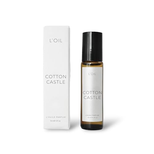 L'OIL FRAGRANCE Cotton Castle Perfume for Women Inspired by Creed’s Aventus for Her | Long-Lasting Scent Roll on Oil 10ml | Fresh Apple, Bergamot & Rose