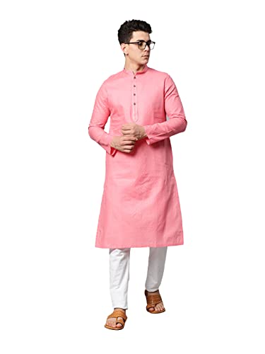 Image of Manthan Men's Blended Cotton Kurta for Men
