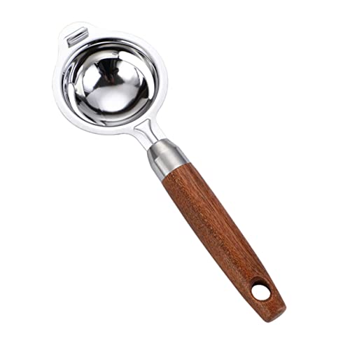Alipis 1pc White Separator Practical Yolk Extractor Tool for Home Canteen Bakery Comfortable Solid Handle for Easy and Separation