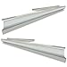 ALMULOO Dodge Ram 94-02 Rocker Panels, Anti-Rust Zinc-Coated Steel, for Standard & Extended Cab 2 Door, 1500/2500/3500 Models, Welding Replacement Parts (Silver)