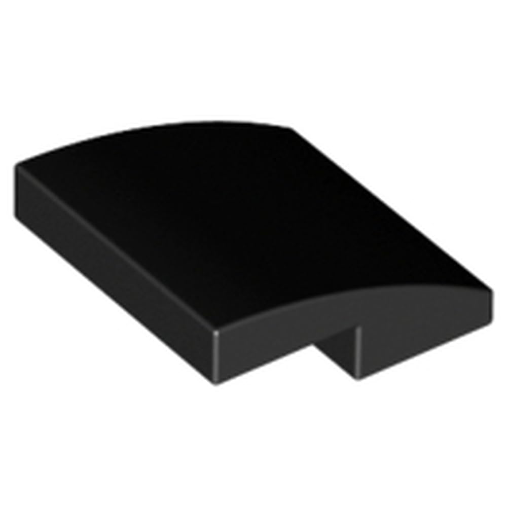 LEGO Slope, Curved 2 x 2 x 2/3, Building Block, Part 15068, Choose Your Colour (Black, 10, Bricks)