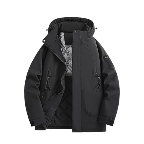 Blouson coupe-vent décontracté et chaud avec poches pratiques