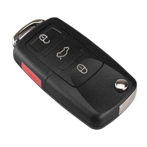 Coque clé compatible avec VW Golf Jetta boîtier neuf contre l'usure de télécommande - 2