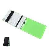 Healvian Carnet de Scores de Golf en Cuir PU Noir 1 Pièce Bloc-Notes de Suivi des Scores ...