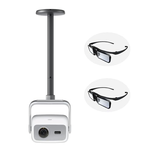 Image of JMGO N1S 4K Smart Portable Projector, Triple Laser, 1100 ISO Lumens, Gimbal Instant Auto Focus, Google TV, Netflix, 110% BT.2020, HDR10, 10W Dolby Audio, Blu-ray 3D, 200" for Home, Outdoor, Gaming