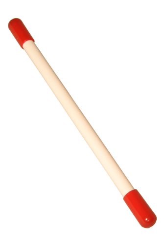 REMO Beater 3/8 x 8 White Plastic Red End Caps