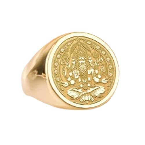 Bague Seigneur Brahma argent 925 le cadeau idéal avec anneau ajustable de 5 à 12,5