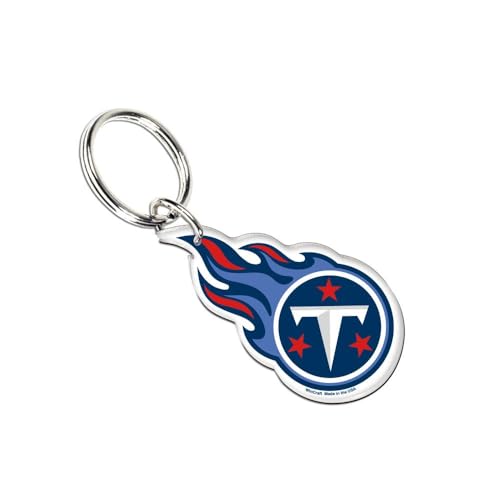 Porte-clés Titans Tennessee acrylique NFL pour sac et clés auto