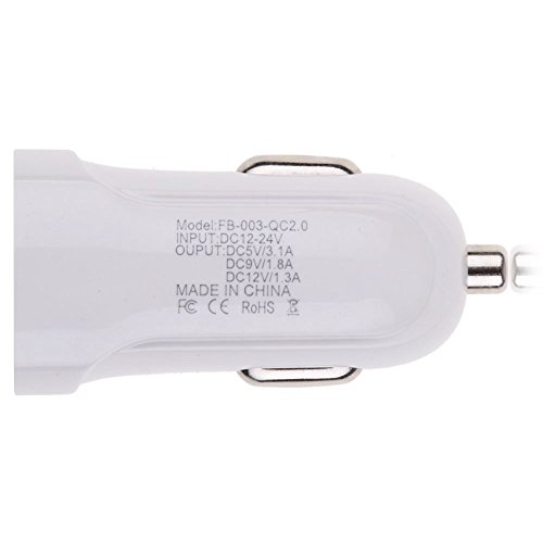 Carregador Veicular TURBO Samsung Galaxy S6 S7 EDGE S8 S8+ S9 Note 4 Note 5 Note 8