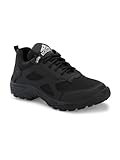 Leo's Fitness Shoes Men's Light Weight Waterproof Casual Shoes For Trekking,Hiking & Other Casual Purpose Black, 6 Uk