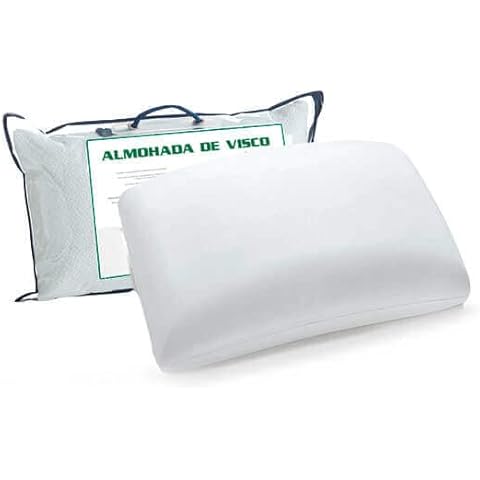 Almohada Visco Especial Mini Travel Doble Funda Cremallera - Talla_Unica Cover