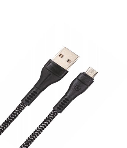 Image of Nextech Micro USB Sync & Charge Braided Cable 1.2M | 28W / 3A Fast Charging | High-Speed 480Mbps Data Sync | Durable & Tangle-Free | For Smartphones, Tablets, Laptops & Other Micro USB Devices