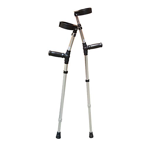 B-fengliu Gomitiere con stampelle a Forma di Bastone da Passeggio sotto l'avambraccio della Riabilitazione con Le stampelle (Color : B)