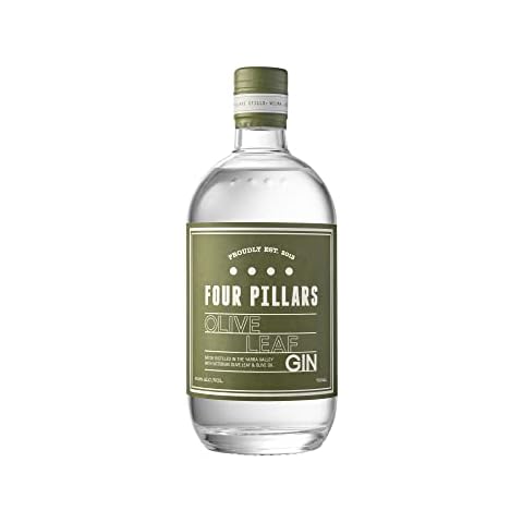 Four Pillars - Olive Leaf - Gin 70cl - Award Winning Premium Australian Gin - With Signature Botanicals and Extra Virgin Olive Oil - Ideal for Martinis and Gin and Tonic Serves Cover