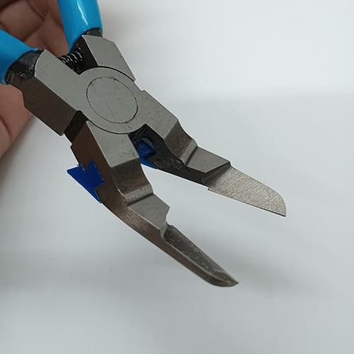 Image of Panel Clip Pliers, Multipurpose Diagonal Cutting Pliers with Stainless Steel Blades and Rubber Handles, Fastener Removal Tool for Car Door Panel Clips and Plastic Rivets