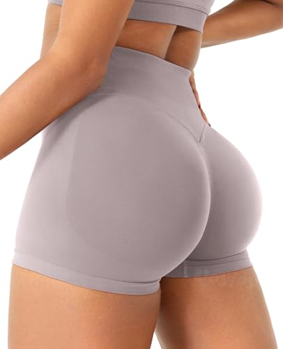 Image of VOYJOY Women Workout Impact Shorts 2.5 inch / 3.6 inch / 4.5 inch / 6 inch Scrunch Butt Booty | Tummy Control, High Waisted, Bike Short, Gentle Compression, for Women