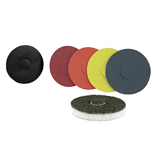MAGIC RENOVA Kit radial-pulidora-lijadora (125 mm) Negro Multiusos Plástico