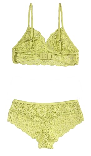 Image of Xs and Os Women's Lace Bra Panty Lingerie Set
