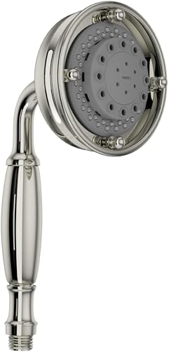 Regadera de mano Rohl Classic de 3 funciones, níquel pulido