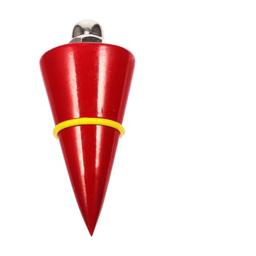 GALPADA 300g Solid Plumb Bob Vertical Hammer Construction Wire Measuring Tool 12m Line for Building and Site Use Random Color