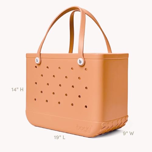 Image of BOGG BAG - Original, Extra Large Tote Bag - Creamsicle Dreamsicle - 19in L x 9in W x 14in H - Lightweight, Washable, Durable - All Purpose EVA - for Beach, Pool, Boat, Work, Sports