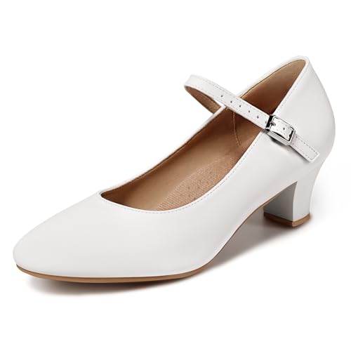 Image of Dynadans Women's Character Shoe Ankle Strap 1.5'' Latin Dance Shoes