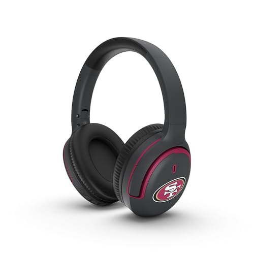 ‎SOAR NFL Active Noise Cancelling Over The Ear Headphones, San Francisco 49ers