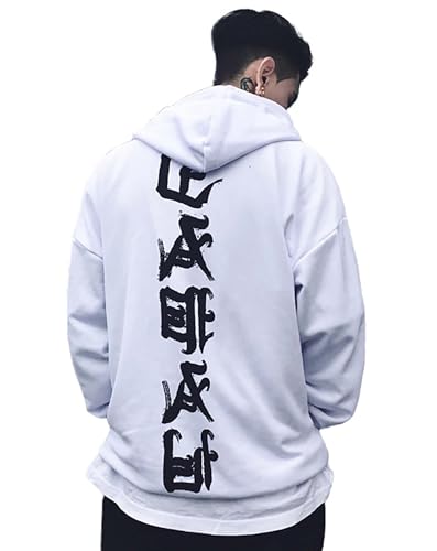 Amazon.com: Niepce Inc Japanese Streetwear Kanji Fleece Men's