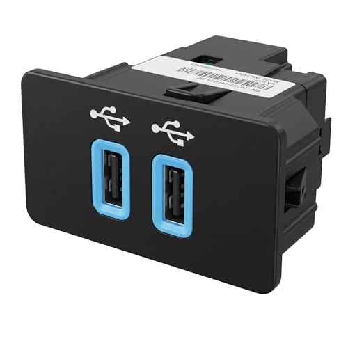 HC3Z-19A387-B/HU5Z-19A387-A Carplay Dual USB Hub Compatible with Ford SYNC 3 System Models Supports Apple CarPlay Android Auto Phone Charging Plug and Play